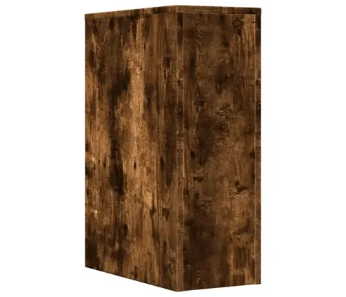 Kitsas Vannitoa Kummut Ratastega, Suitsutatud Tamm, Tehispuit