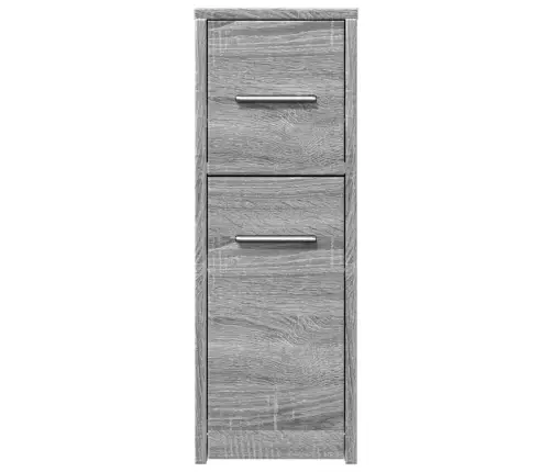 Kitsas Vannitoa Kummut Ratastega, Hall Sonoma Tamm, Tehispuit