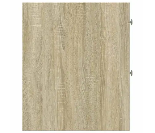 Šaurs Vannasistabas Skapis Ar Riteņiem, Ozolkoka Krāsa Vidaxl