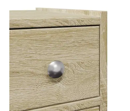 Šaurs Vannasistabas Skapis Ar Riteņiem, Ozolkoka Krāsa Vidaxl