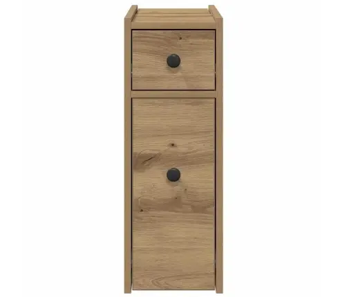 Vonios Kambario Spintelė Su Ratukais, Artisano Ąžuolo, Mediena