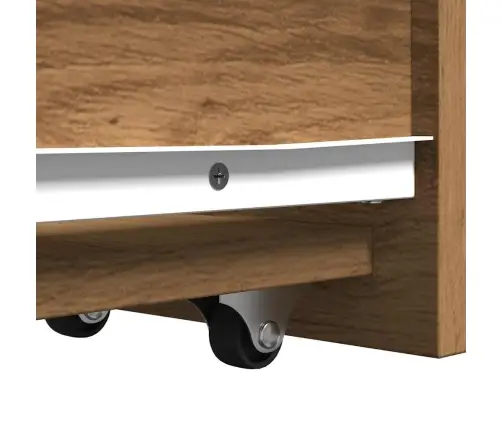 Vonios Kambario Spintelė Su Ratukais, Artisano Ąžuolo, Mediena