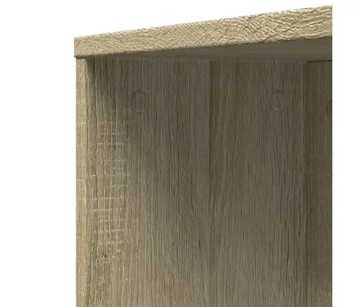 Šaurs Vannasistabas Skapis Ar Riteņiem, Ozolkoka Krāsa Vidaxl