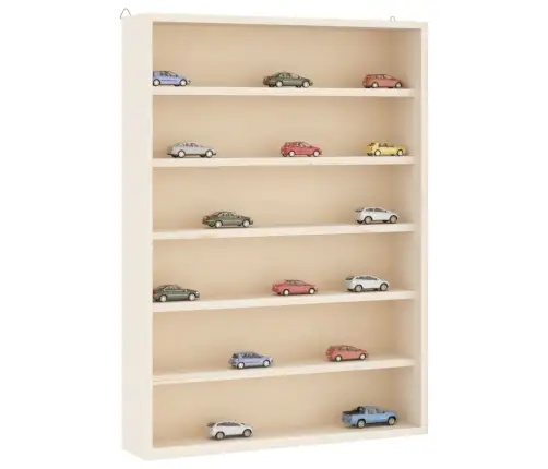 Koka Kolekcionāra Vitrīna Ar 6 Plauktiem 40X8,5X55 Cm Vidaxl