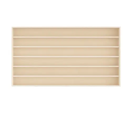 Puidust Koguja Vitriin 6 Riiuliga, 80X8,5X55 Cm