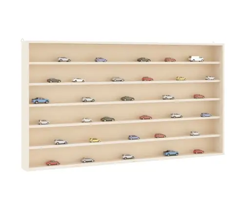 Puidust Koguja Vitriin 6 Riiuliga, 80X8,5X55 Cm