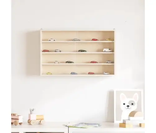 Puidust Kollektsionääri Vitriin Ustega 60X8,5X37 Cm