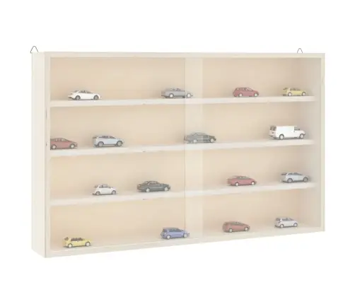 Puidust Kollektsionääri Vitriin Ustega 60X8,5X37 Cm