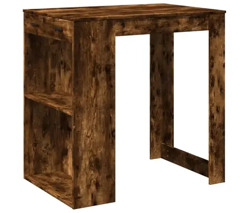 Baro Stalas, Dūminio Ąžuolo, 102X70X103,5cm Apdirbta Mediena