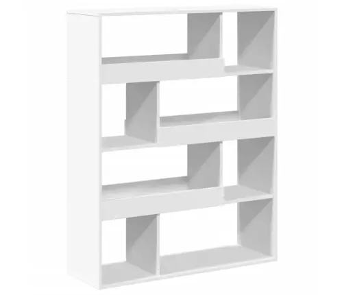 Grāmatu Plaukts, Balts, 100X33X125,5 Cm, Inženierijas Koks Vidaxl