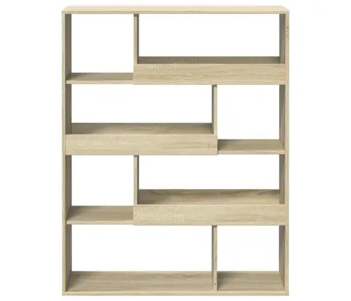 Grāmatu Plaukts, Ozola Krāsa, 100X33X125,5Cm, Inženierijas Koks Vidaxl