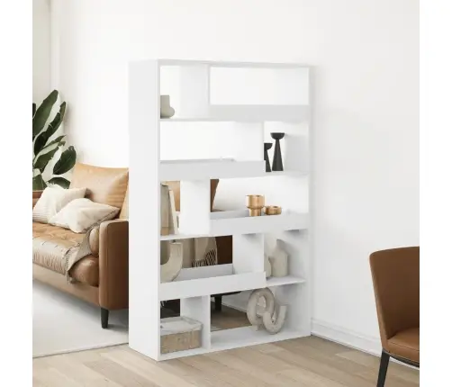 Knygų Spinta, Baltos Spalvos, 100X33X156,5cm Apdirbta Mediena