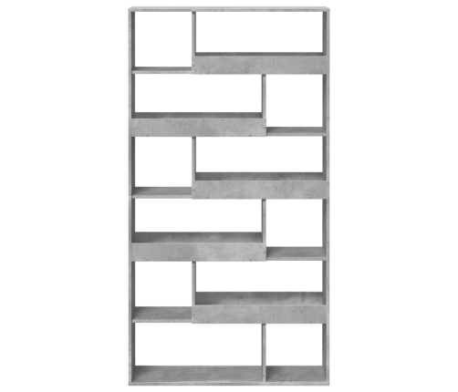 Grāmatu Plaukts, Pelēks, 100X33X187,5 Cm, Inženierijas Koks Vidaxl