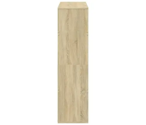 Raamatukapp, Sonoma Tamm, 100X33X125,5 cm Tehispuit