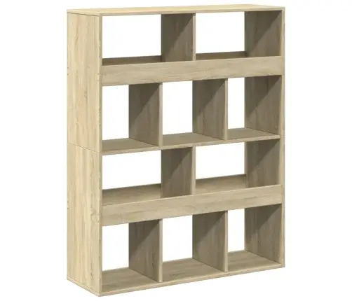 Raamatukapp, Sonoma Tamm, 100X33X125,5 cm Tehispuit