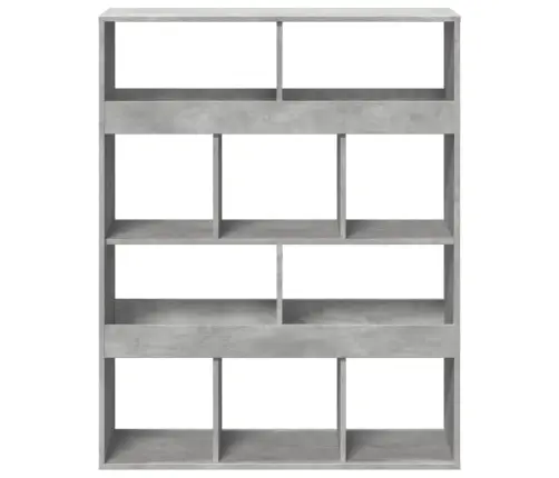 Raamaturiiul, Betoonhall, 100X33X125,5 cm Tehispuit