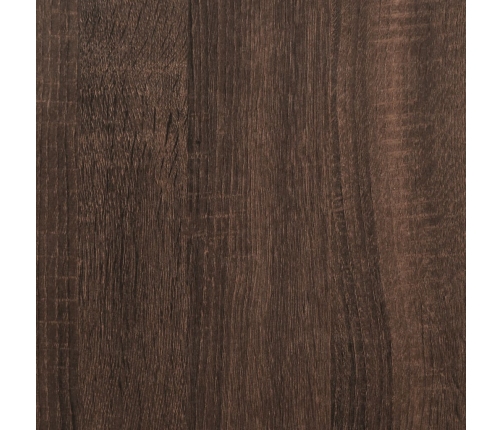 Knygų Spinta, Ruda Ąžuolo, 100X33X125,5cm Apdirbta Mediena