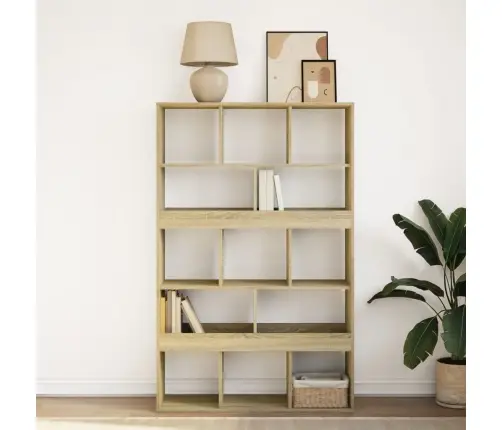 Grāmatplaukts, Ozola Krāsa, 100X33X156,5 Cm, Inženierijas Koks Vidaxl