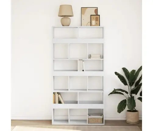 Grāmatu Plaukts, Balts, 100X33X187,5 Cm, Konstruēts Koks Vidaxl