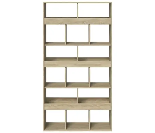 Grāmatu Plaukts, Ozola Krāsa, 100X33X187,5Cm, Inženierijas Koks Vidaxl