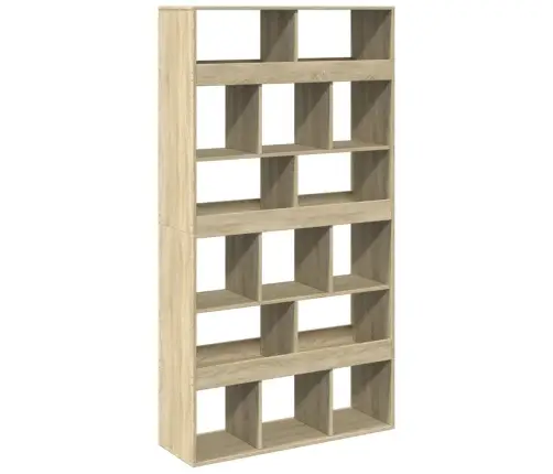 Grāmatu Plaukts, Ozola Krāsa, 100X33X187,5Cm, Inženierijas Koks Vidaxl