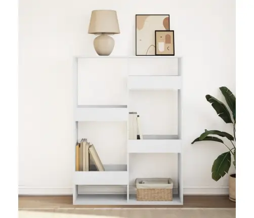 Grāmatu Plaukts, Balts, 100X33X135 Cm, Inženierijas Koks Vidaxl