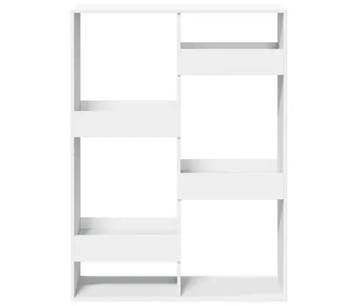 Grāmatu Plaukts, Balts, 100X33X135 Cm, Inženierijas Koks Vidaxl