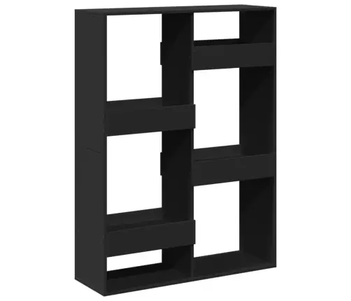 Grāmatu Plaukts, Melns, 100X33X135 Cm, Inženierijas Koks Vidaxl