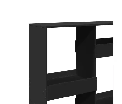 Grāmatu Plaukts, Melns, 100X33X135 Cm, Inženierijas Koks Vidaxl