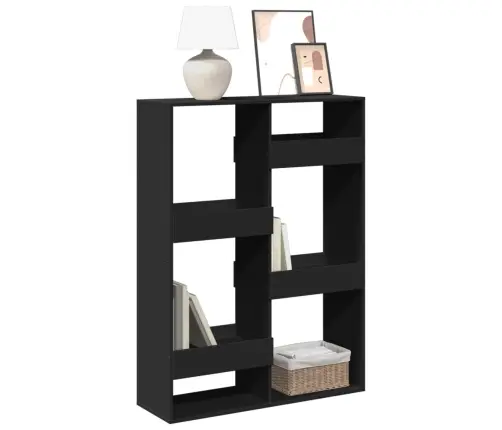 Grāmatu Plaukts, Melns, 100X33X135 Cm, Inženierijas Koks Vidaxl