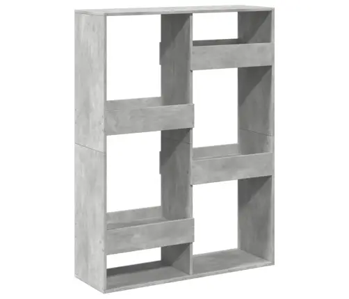 Grāmatu Plaukts, Pelēks, 100X33X135 Cm, Inženierijas Koks Vidaxl