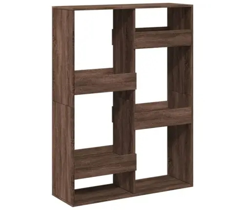 Knygų Spinta, Ruda Ąžuolo, 100X33X135cm Apdirbta Mediena