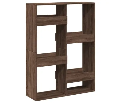 Knygų Spinta, Ruda Ąžuolo, 100X33X135cm Apdirbta Mediena