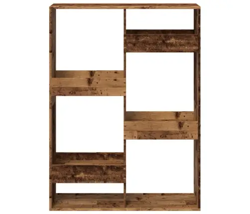 Grāmatu Plaukts, Veca Koka, 100X33X135 Cm, Inženierijas Koks Vidaxl