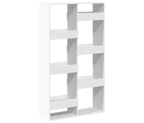 Knygų Spinta, Baltos Spalvos, 100X33X175cm Apdirbta Mediena