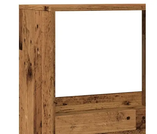 Grāmatu Plaukts, Veca Koka, 100X33X175 Cm, Inženierijas Koks Vidaxl