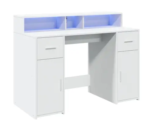 Rakstāmgalds, Led, Balts, 120X55X91 Cm, Inženierijas Koks Vidaxl