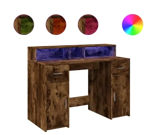 Rakstāmgalds, Led, Ozola Krāsa, 120X55X91 Cm, Inženierijas Koks Vidaxl