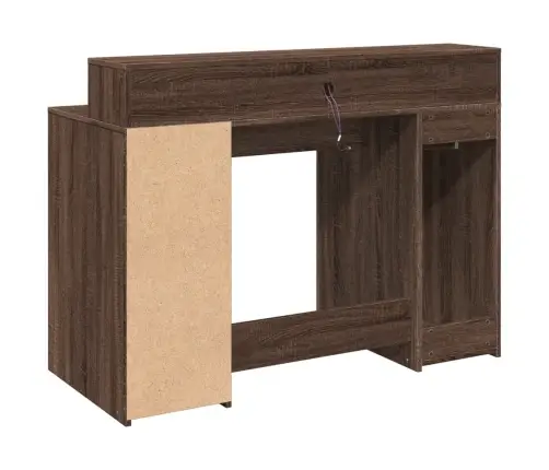 Rakstāmgalds, Led, Ozola Krāsa, 120X55X91 Cm, Inženierijas Koks Vidaxl