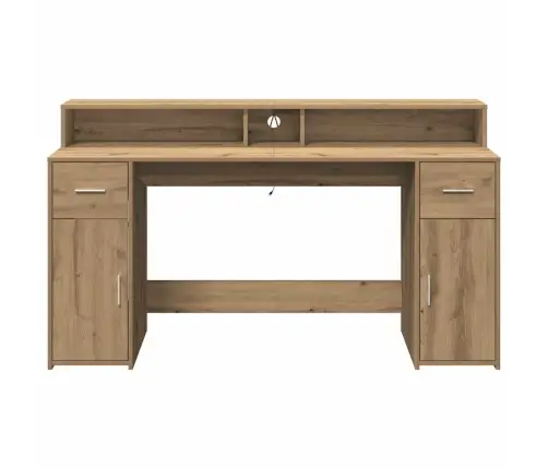 Rašomasis Stalas Su Led, Artisano Ąžuolo, 160X55X91cm Mediena