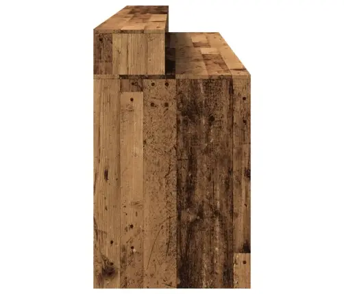 Rakstāmgalds, Led, Veca Koka, 200X55X91 Cm, Inženierijas Koks Vidaxl
