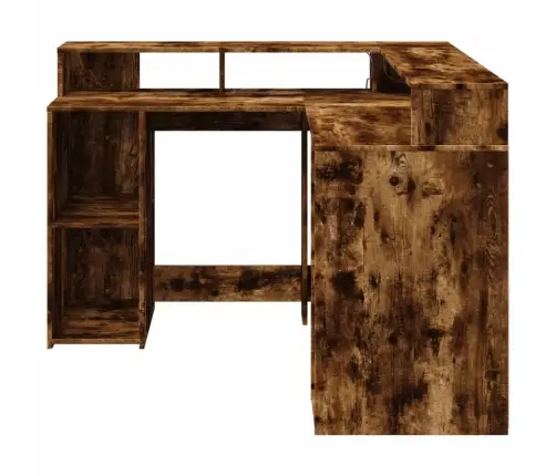 Rakstāmgalds, Led, Ozola Krāsa, 130X130X91Cm, Inženierijas Koks Vidaxl