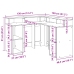 Kirjutuslaud Led-Tuledega, Vana Puit, 130X130X91 cm Tehispuit
