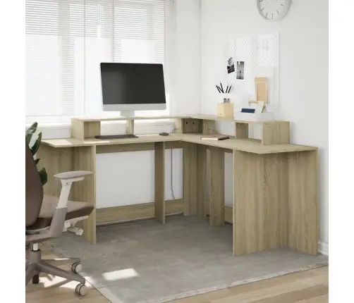 Rakstāmgalds, Led, Ozola, 152X152X91 Cm, Inženierijas Koks Vidaxl