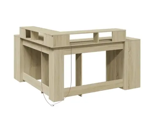 Rakstāmgalds, Led, Ozola, 152X152X91 Cm, Inženierijas Koks Vidaxl