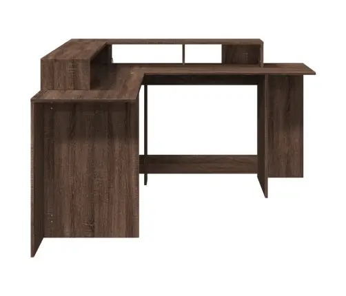 Rakstāmgalds, Led, Ozolkoka, 152X152X91 Cm, Inženierijas Koks Vidaxl