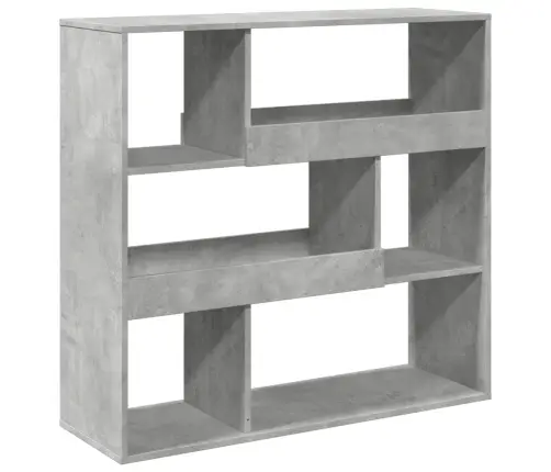 Grāmatu Plaukts, Pelēks, 100X33X94,5 Cm, Inženierijas Koks Vidaxl