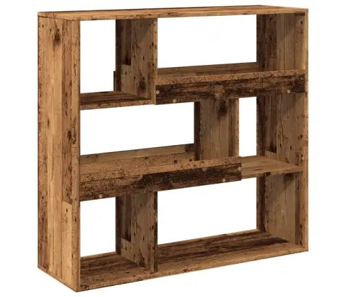 Grāmatu Plaukts, Veca Koka, 100X33X94,5 , Inženierijas Koks Vidaxl