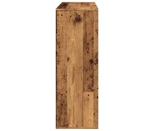 Grāmatu Plaukts, Veca Koka, 100X33X94,5 , Inženierijas Koks Vidaxl