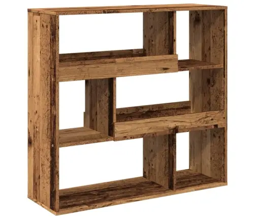 Grāmatu Plaukts, Veca Koka, 100X33X94,5 , Inženierijas Koks Vidaxl